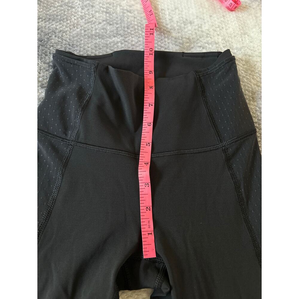 Lululemon Body Con Tight Black Full Length Leggings Size 2 Yoga Outdoors - Picture 10 of 12